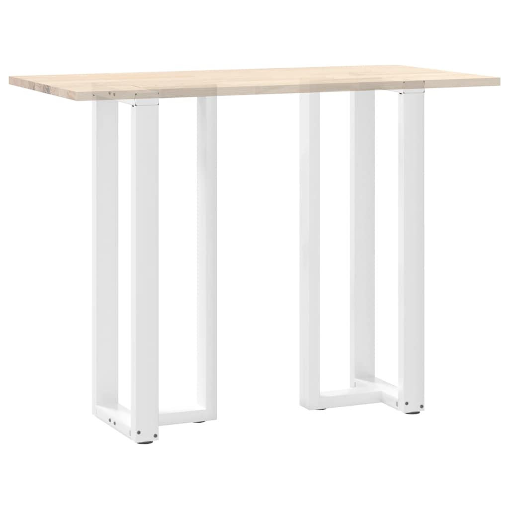 Pieds de table de bar forme de T 2 pcs blanc 40x35x(111-112) cm Pieds de table vidaXL