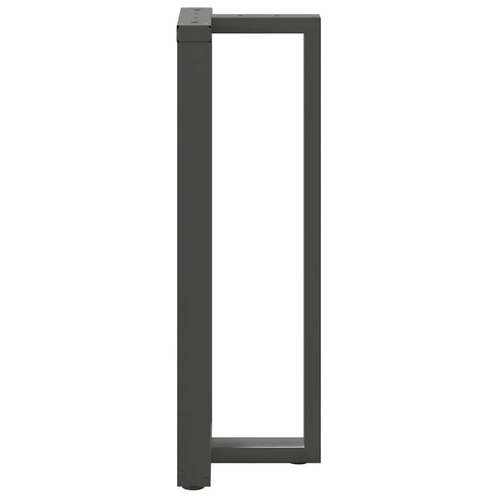 Pieds de table de bar forme de T 2 pcs anthracite acier Pieds de table vidaXL   