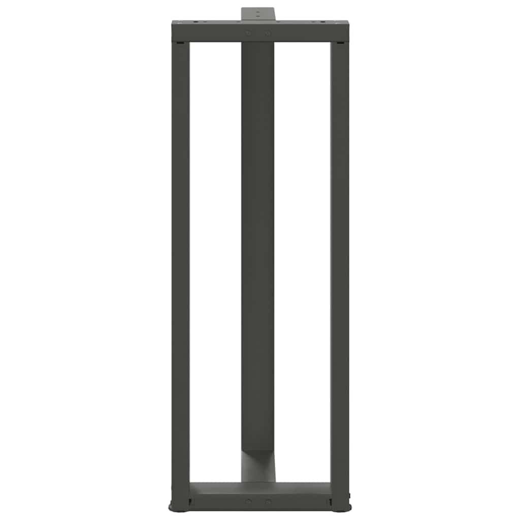 Pieds de table de bar forme de T 2 pcs anthracite acier Pieds de table vidaXL   