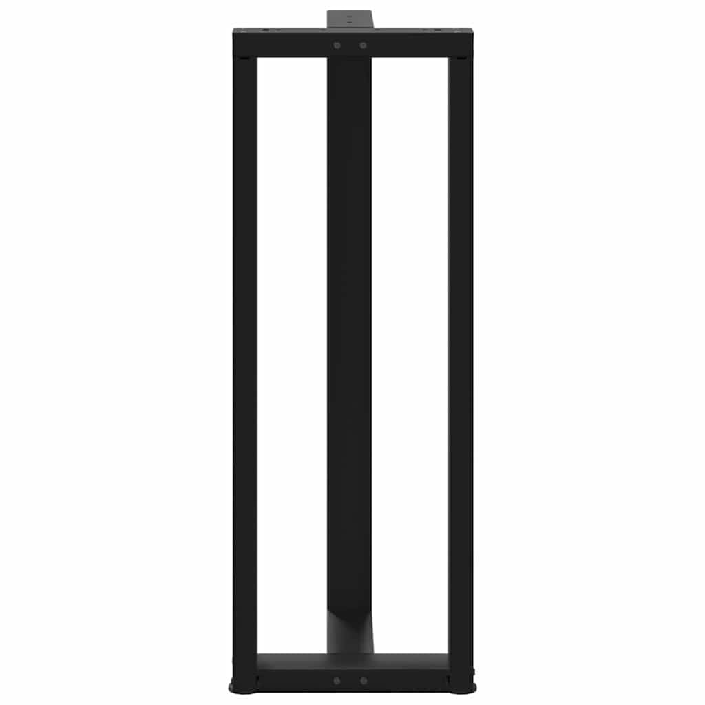 Pieds de table de bar forme de T 2 pcs noir 50x35x(111-112) cm Pieds de table vidaXL   