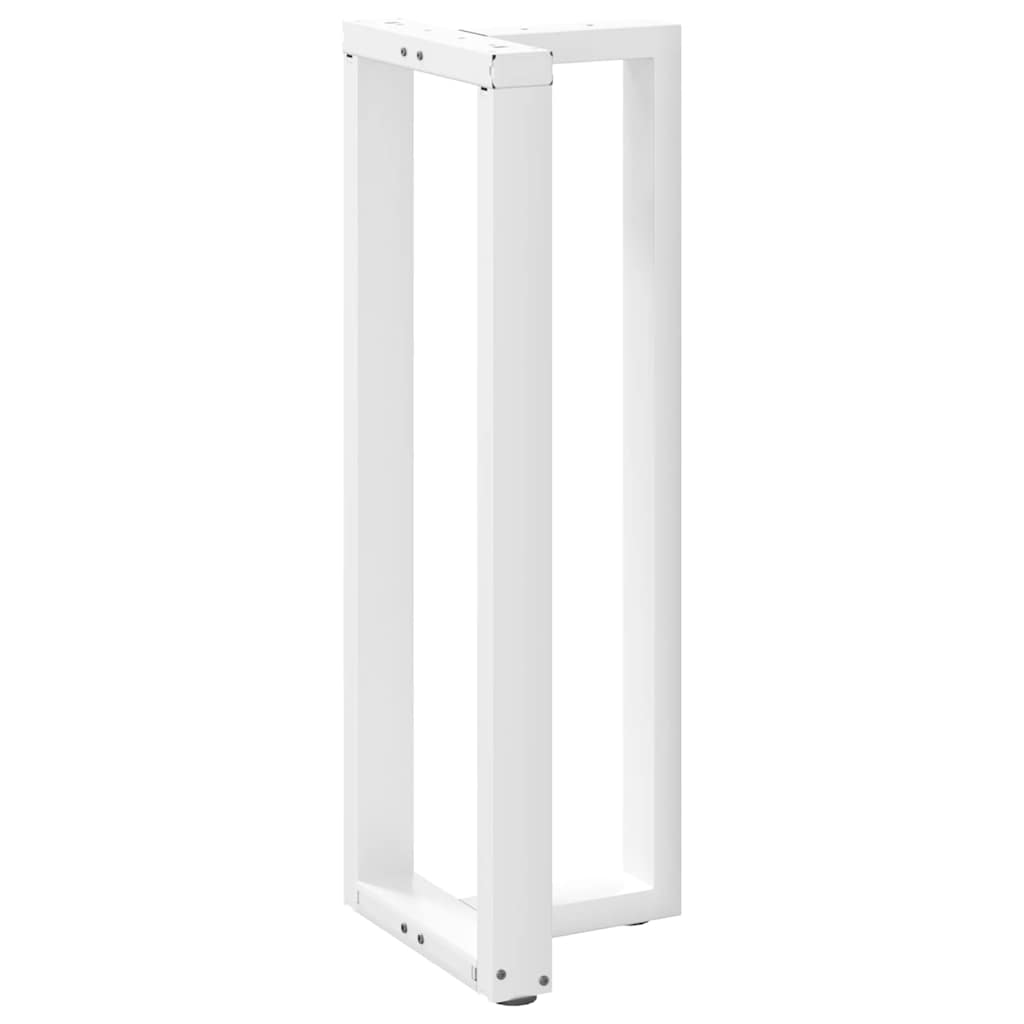 Pieds de table de bar forme de T 2 pcs blanc 50x35x(111-112) cm Pieds de table vidaXL