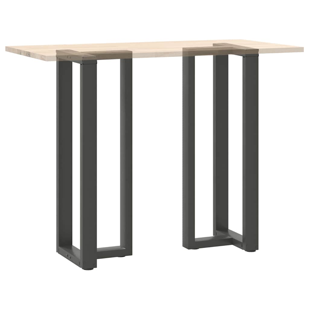 Pieds de table de bar forme de T 2 pcs anthracite acier Pieds de table vidaXL   