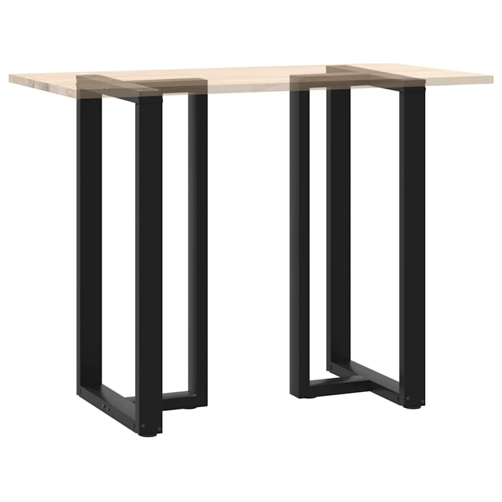 Pieds de table de bar forme de T 2 pcs noir 60x35x(111-112) cm Pieds de table vidaXL   