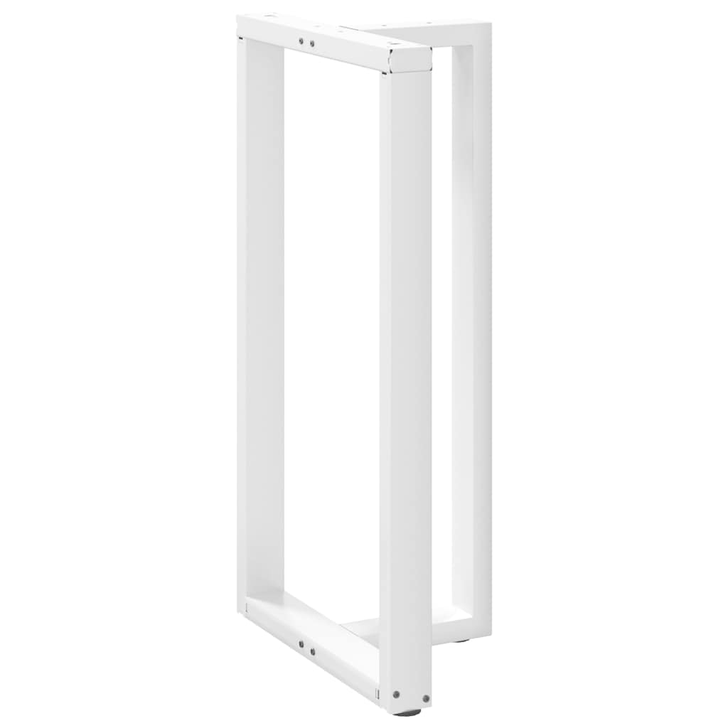 Pieds de table de bar forme de T 2 pcs blanc 60x35x(111-112) cm Pieds de table vidaXL