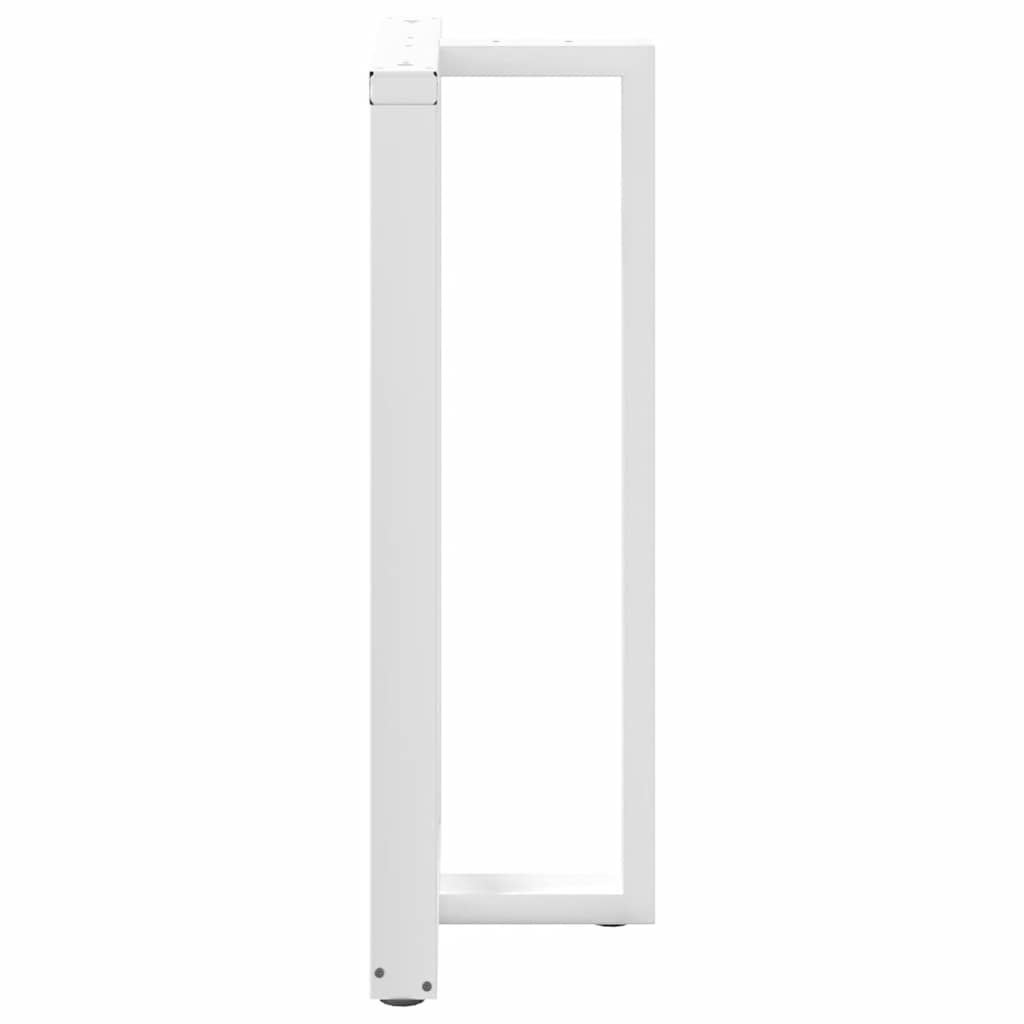 Pieds de table de bar forme de T 2 pcs blanc 60x35x(111-112) cm Pieds de table vidaXL