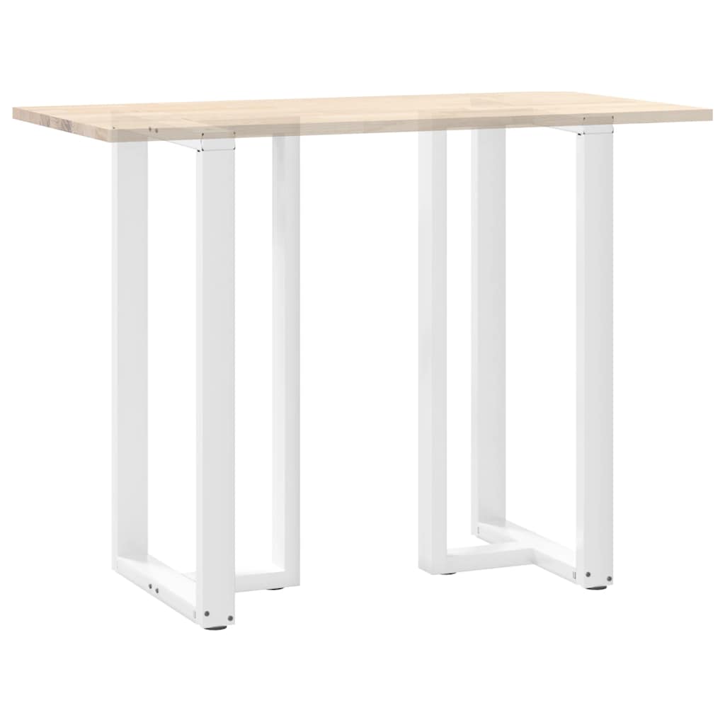 Pieds de table de bar forme de T 2 pcs blanc 60x35x(111-112) cm Pieds de table vidaXL