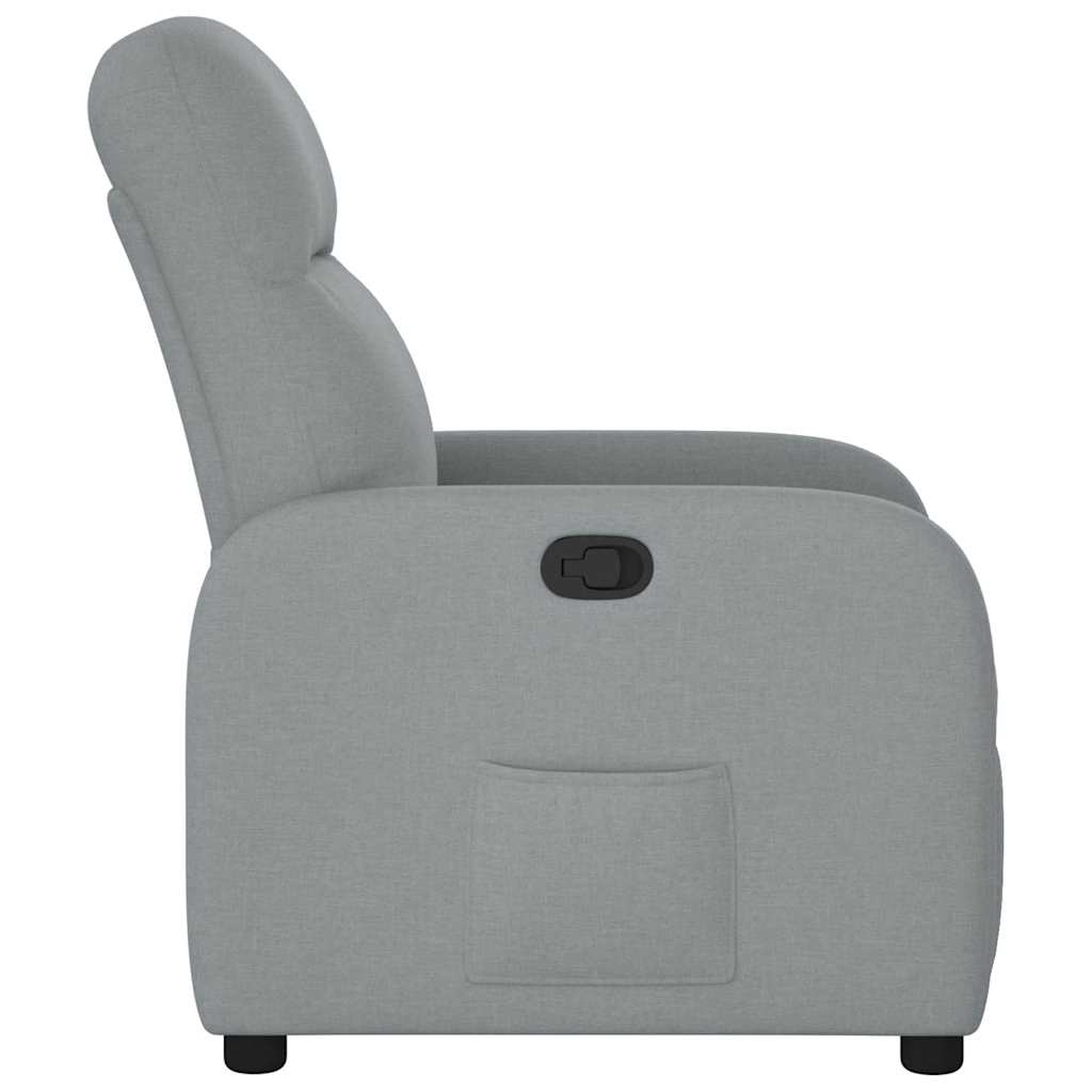 Fauteuil inclinable Gris clair Tissu - Xios Store SNC