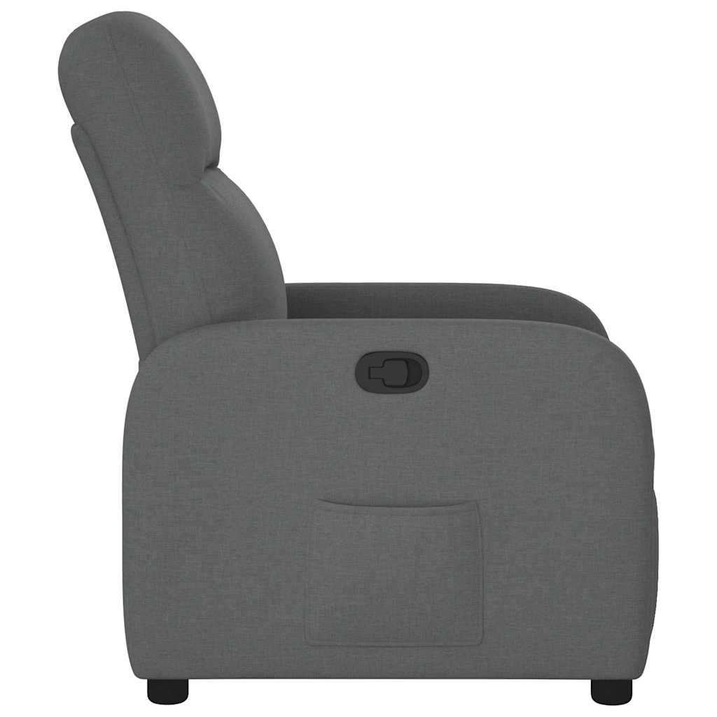 Fauteuil inclinable Gris foncé Tissu - Xios Store SNC