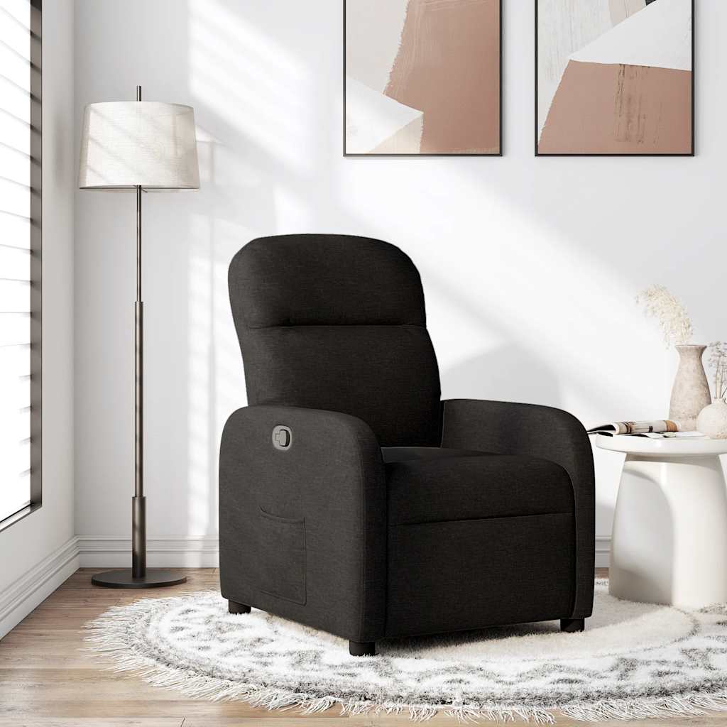 Fauteuil inclinable Noir Tissu - Xios Store SNC