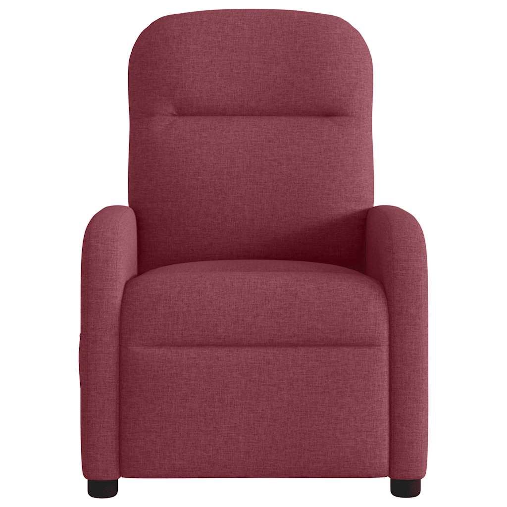 Fauteuil inclinable Rouge bordeaux Tissu - Xios Store SNC