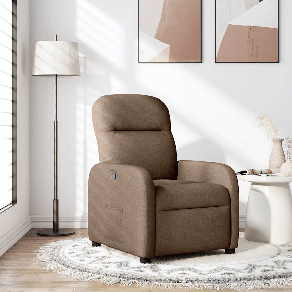 Fauteuil inclinable Marron Tissu - Xios Store SNC