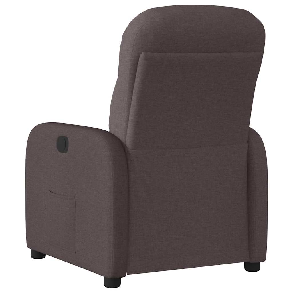 Fauteuil inclinable Marron foncé Tissu - Xios Store SNC