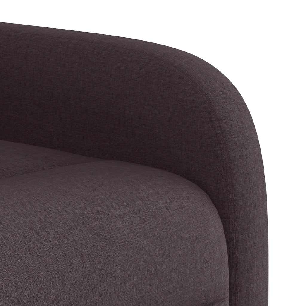 Fauteuil inclinable Marron foncé Tissu - Xios Store SNC