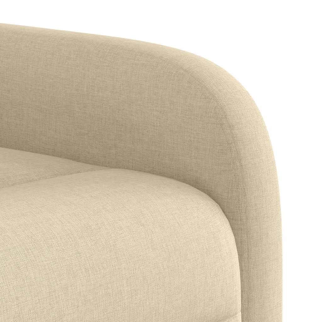 Fauteuil inclinable Crème Tissu - Xios Store SNC