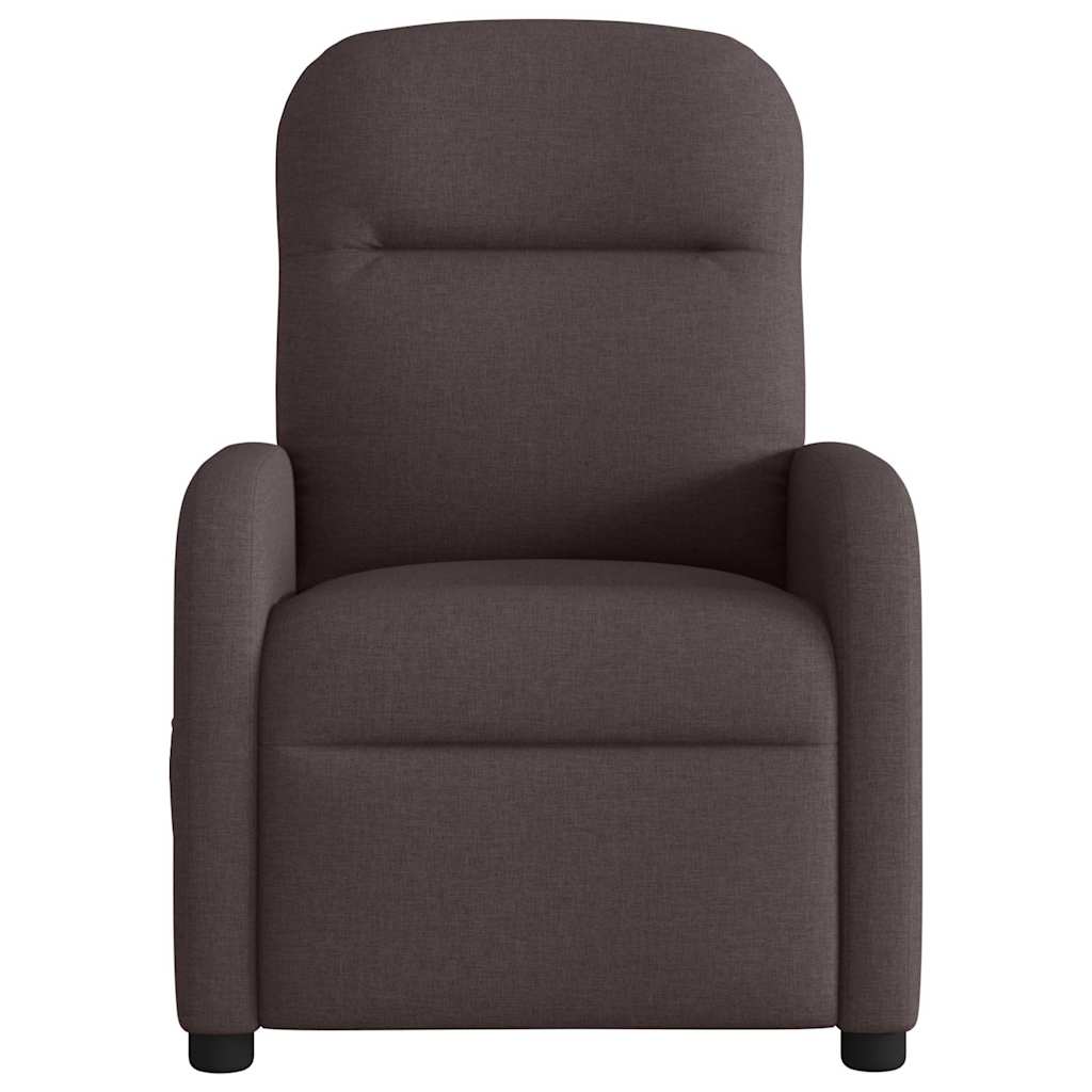 Fauteuil de massage inclinable Marron foncé Tissu - Xios Store SNC