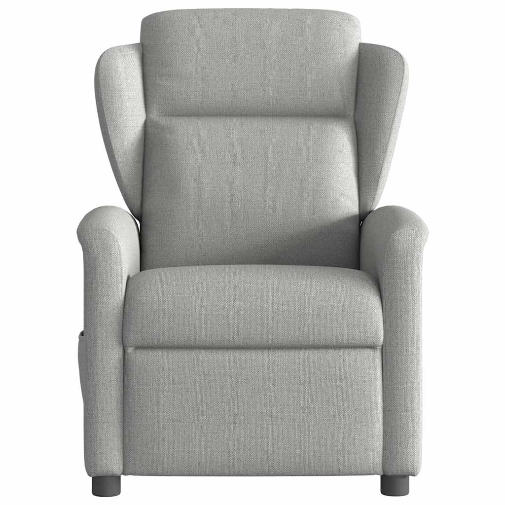 Fauteuil de massage inclinable gris nuage tissu Fauteuils vidaXL