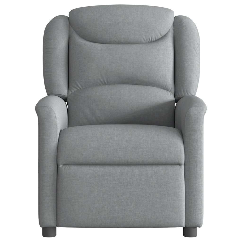 Fauteuil inclinable Gris clair Tissu