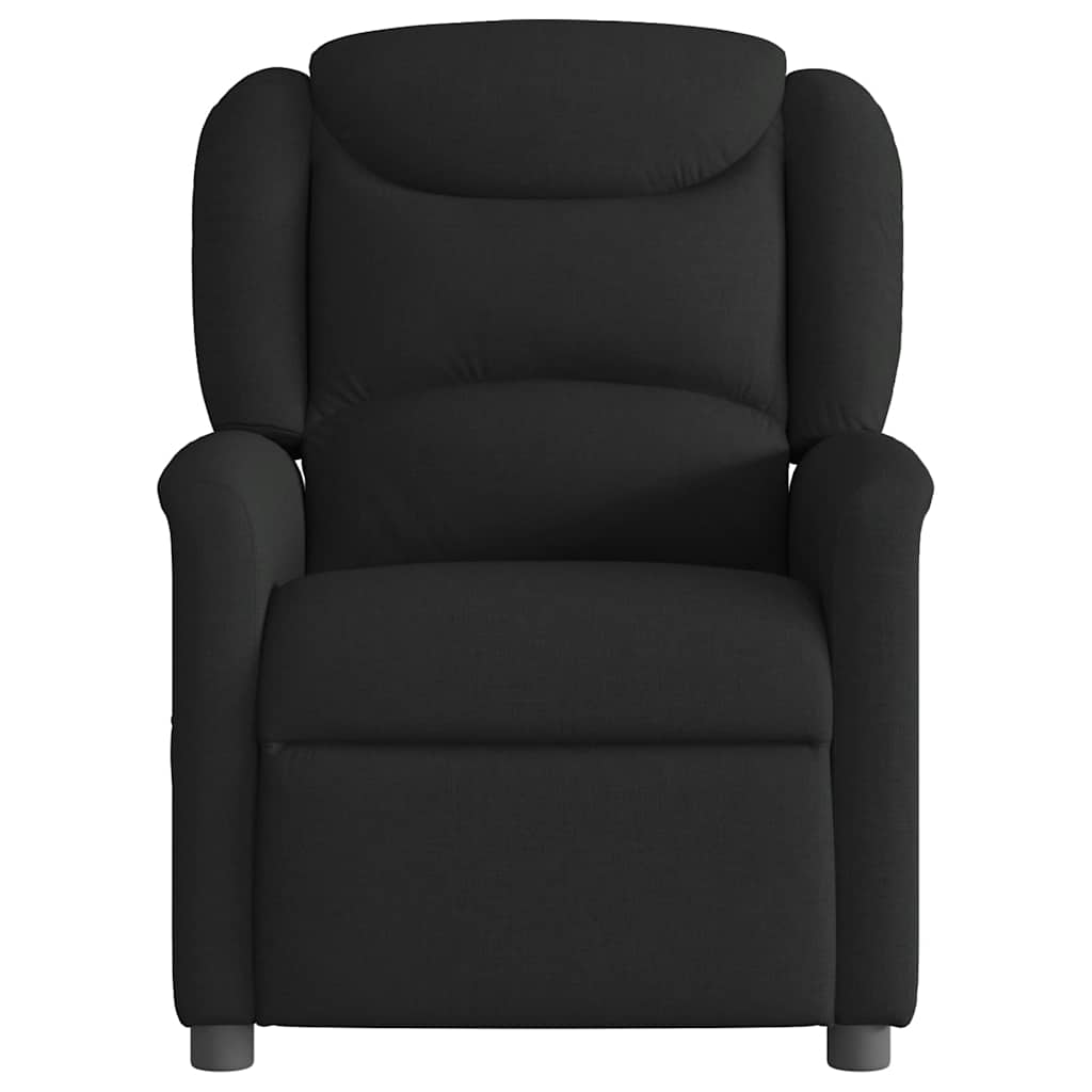 Fauteuil inclinable Noir Tissu