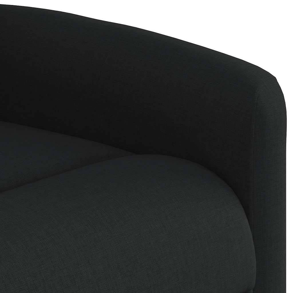 Fauteuil inclinable Noir Tissu