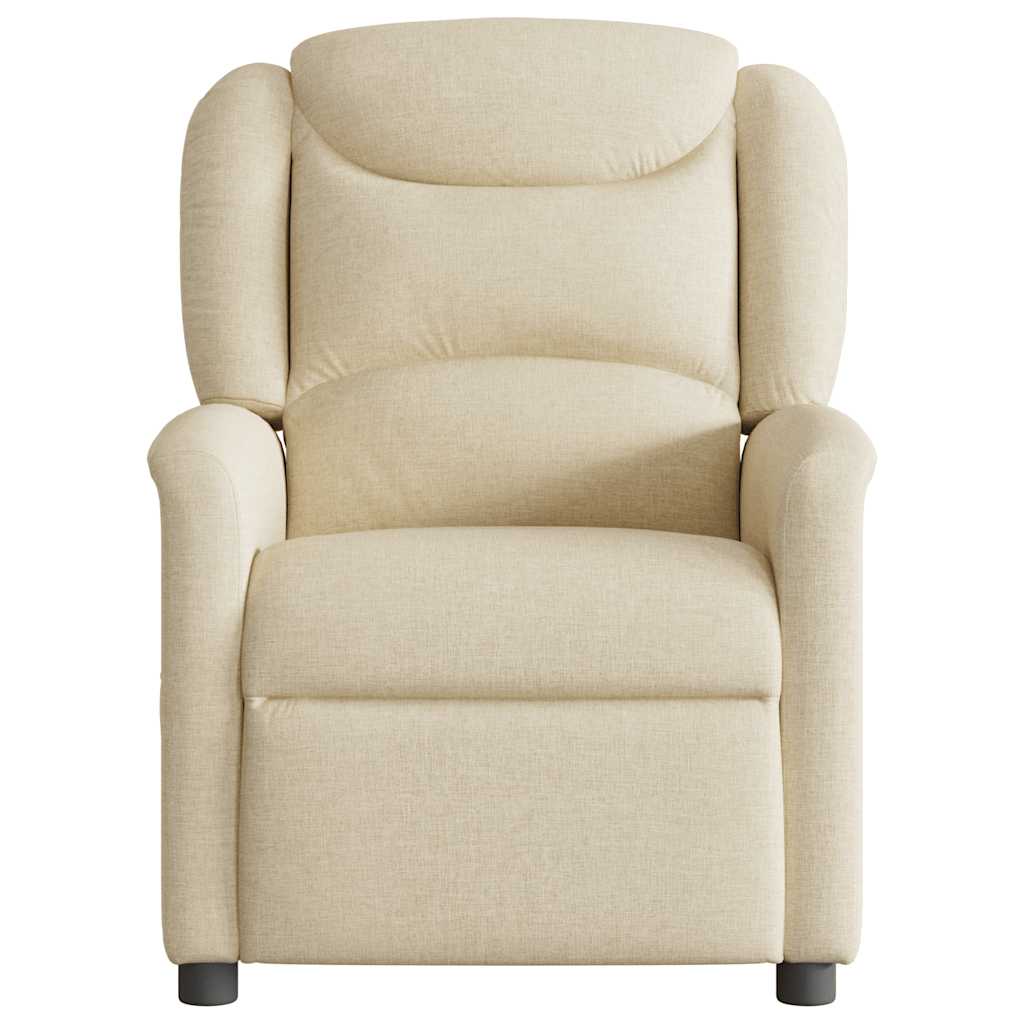 Fauteuil inclinable Crème Tissu