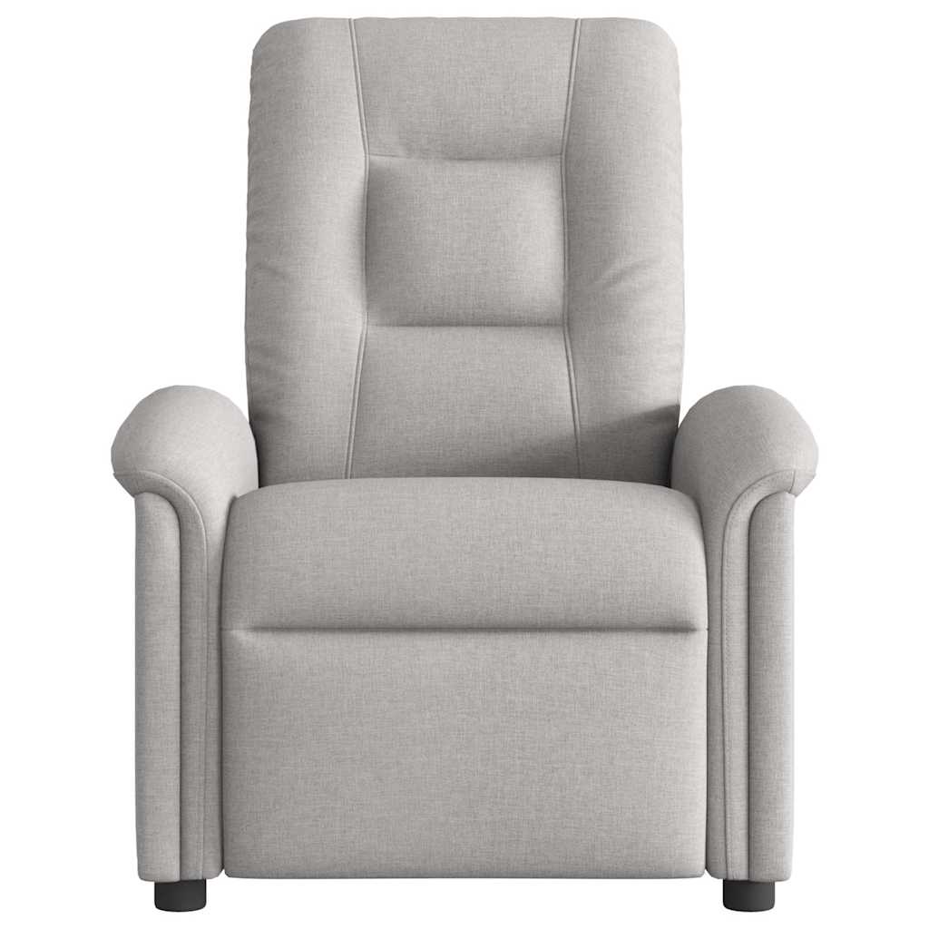 Fauteuil de massage inclinable gris nuage tissu Fauteuils vidaXL