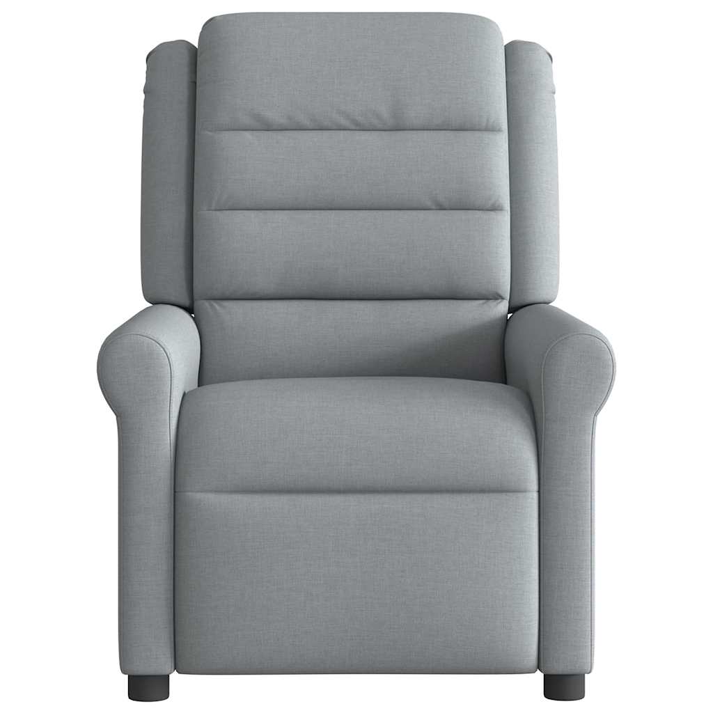 Fauteuil inclinable Gris clair Tissu