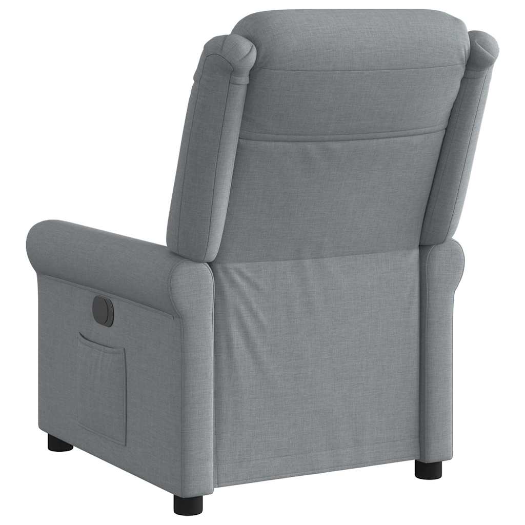 Fauteuil inclinable Gris clair Tissu