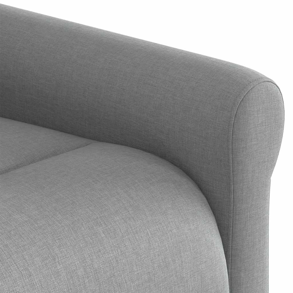 Fauteuil inclinable Gris clair Tissu