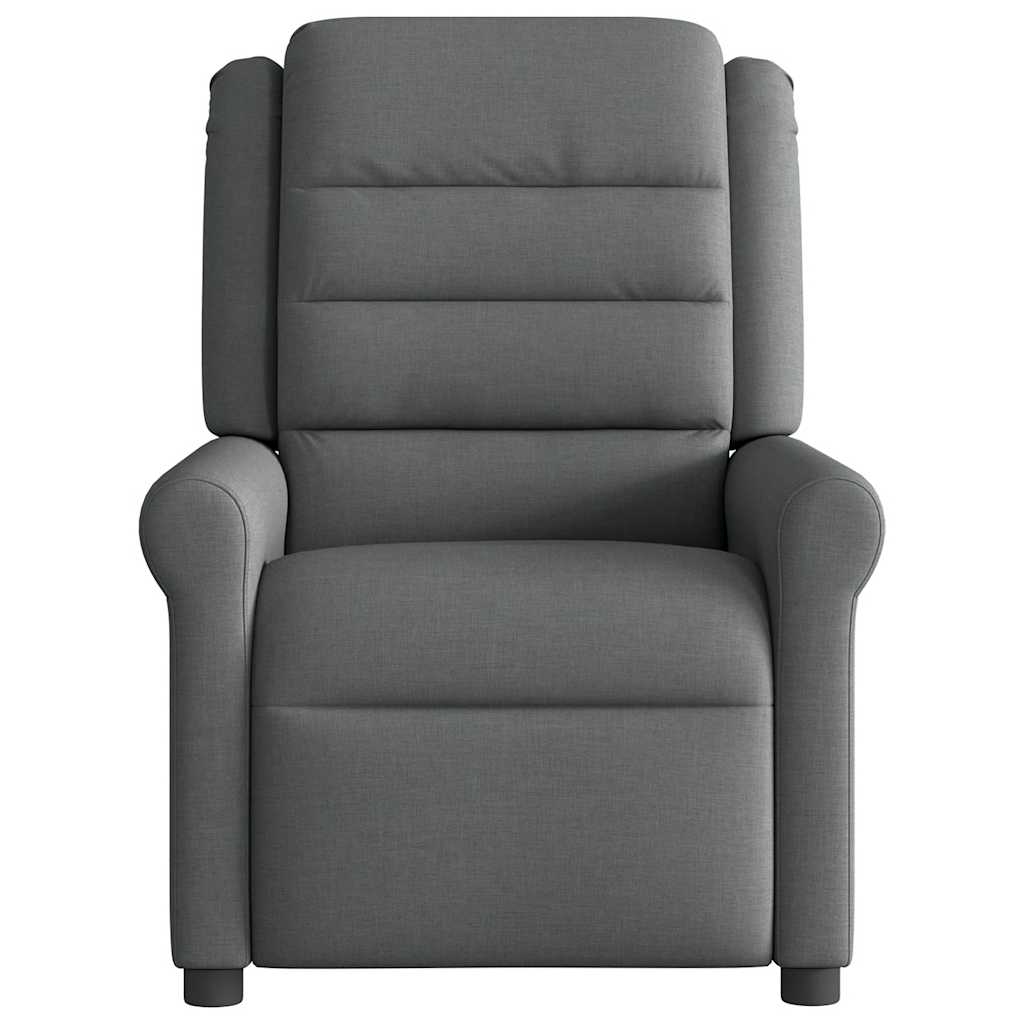 Fauteuil inclinable Gris foncé Tissu