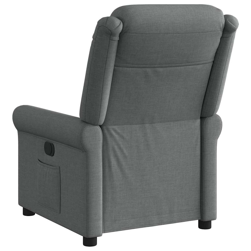 Fauteuil inclinable Gris foncé Tissu