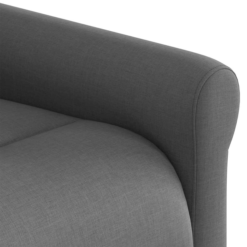 Fauteuil inclinable Gris foncé Tissu