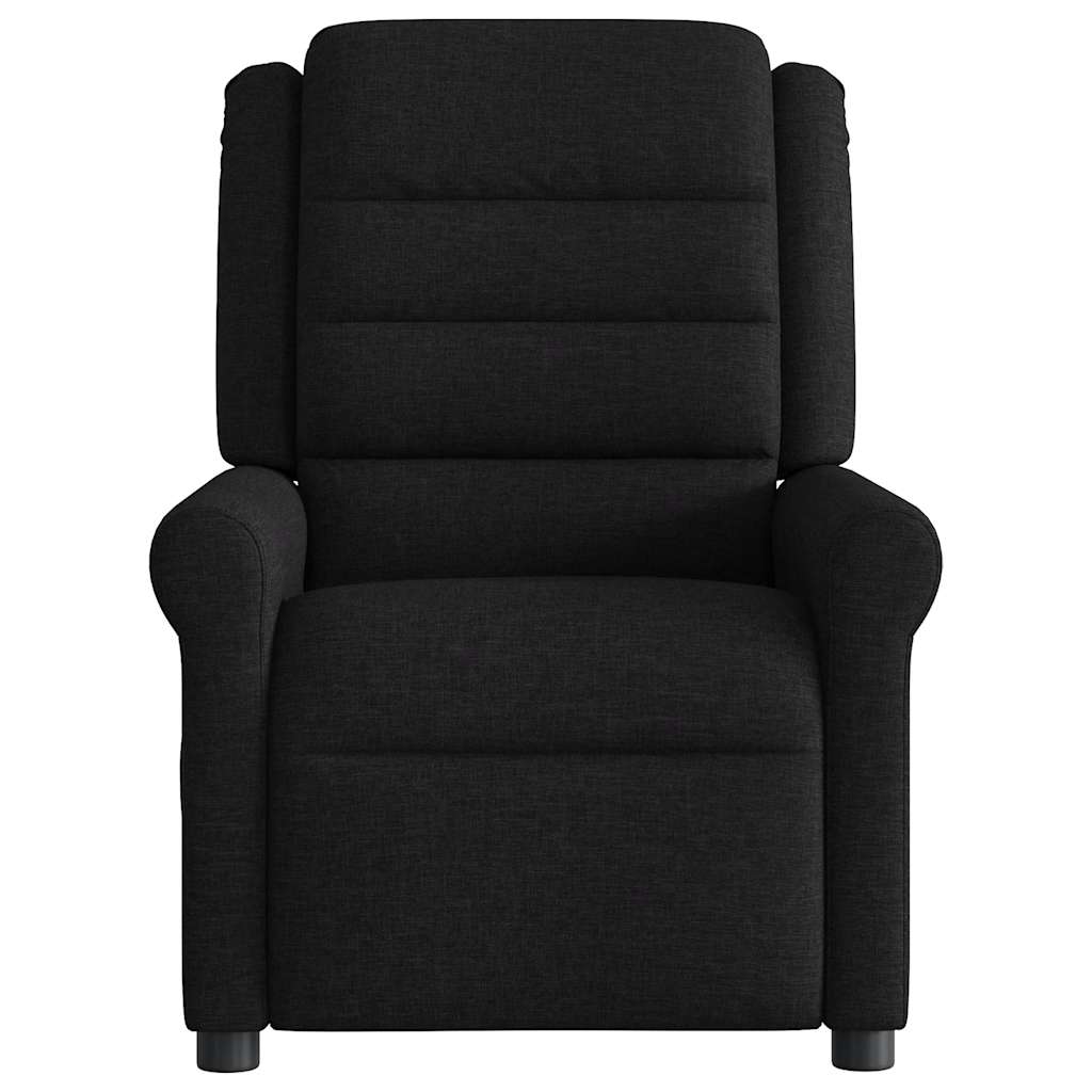 Fauteuil inclinable Noir Tissu