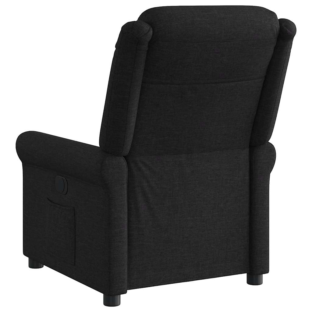 Fauteuil inclinable Noir Tissu