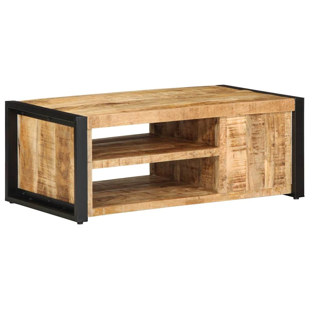 Table basse 90x50x36 cm bois de manguier massif brut Tables basses vidaXL   