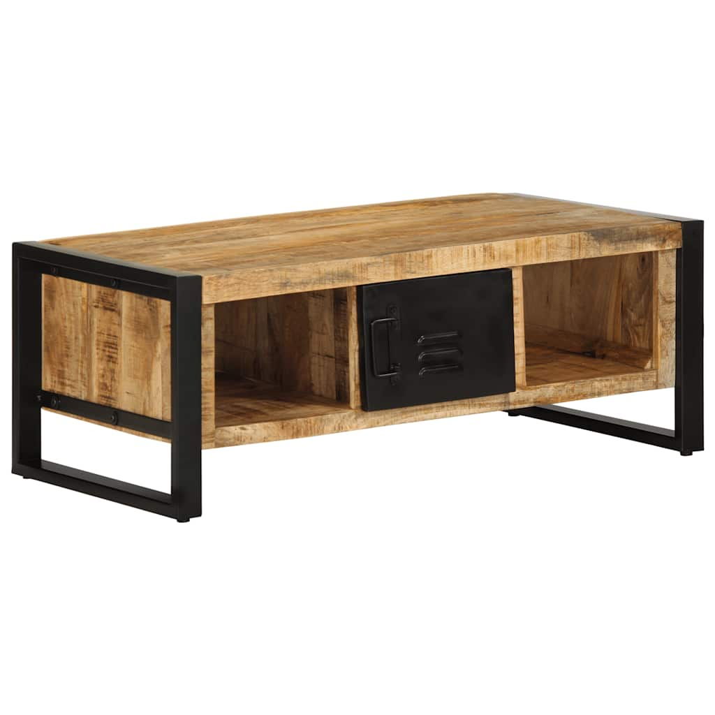 Table basse 90x50x36 cm bois de manguier massif brut Tables basses vidaXL   