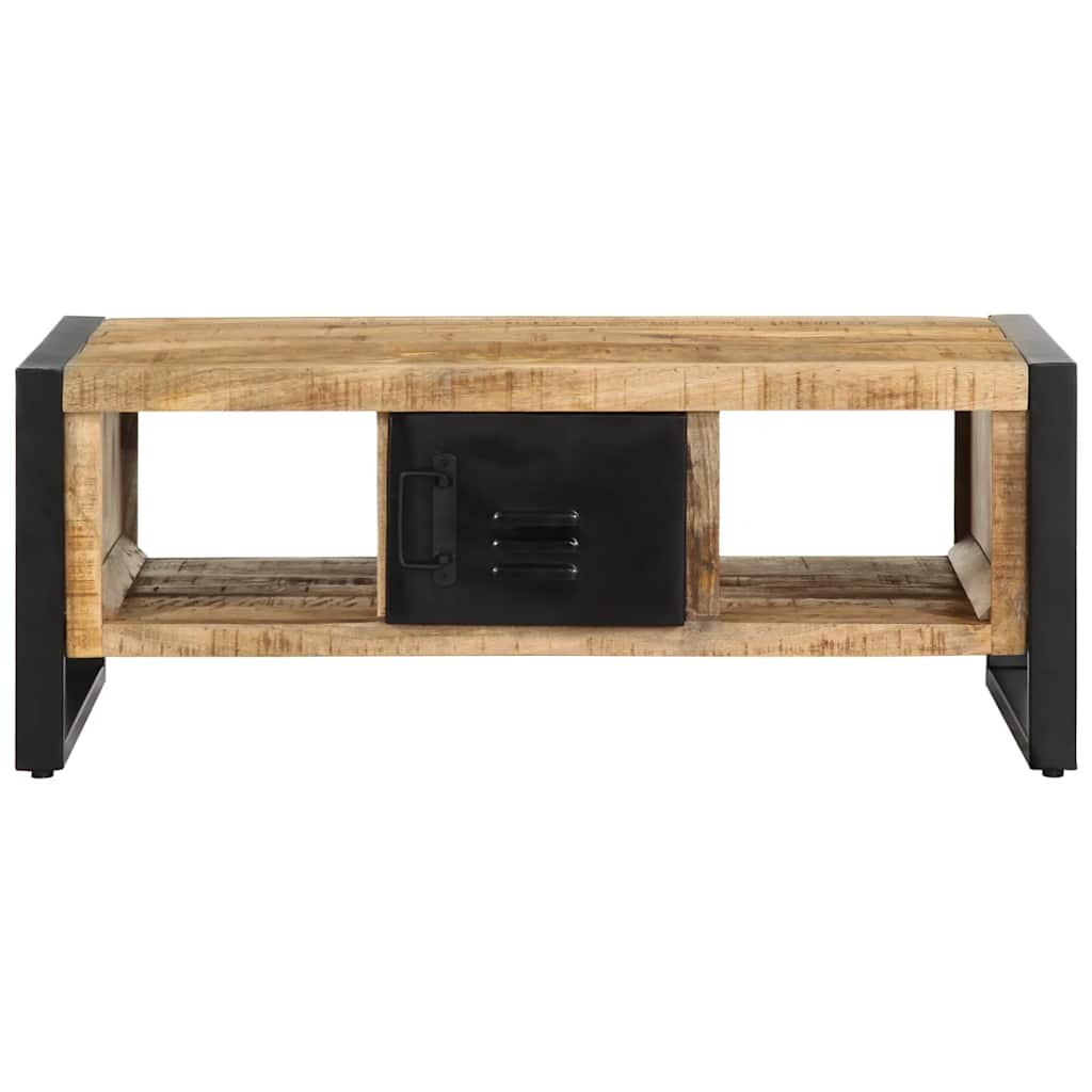 Table basse 90x50x36 cm bois de manguier massif brut Tables basses vidaXL   