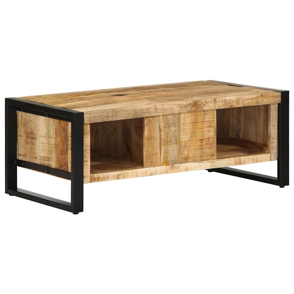 Table basse 90x50x36 cm bois de manguier massif brut Tables basses vidaXL   