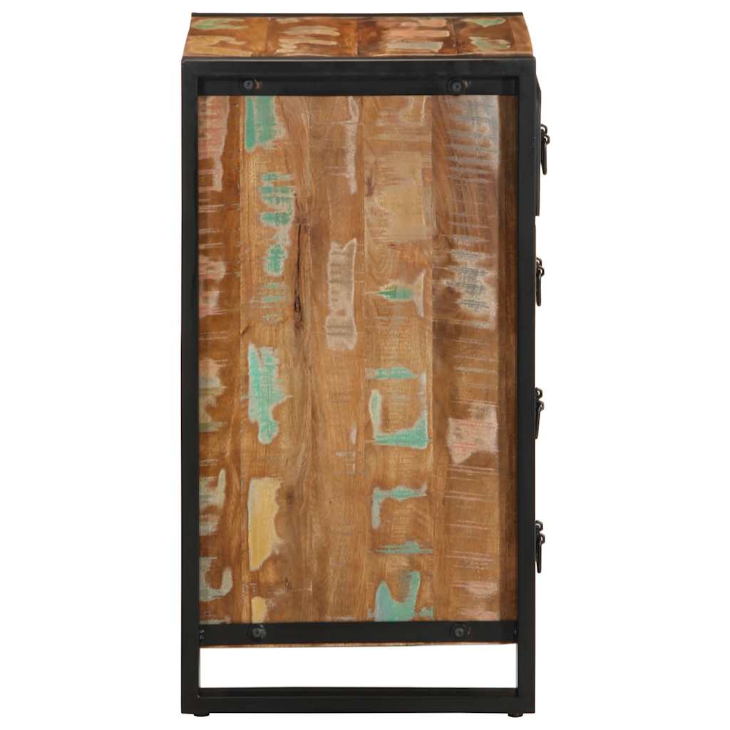 Armoire à tiroir multicolore 40x40x90 cm bois de récupération Buffets & bahuts vidaXL