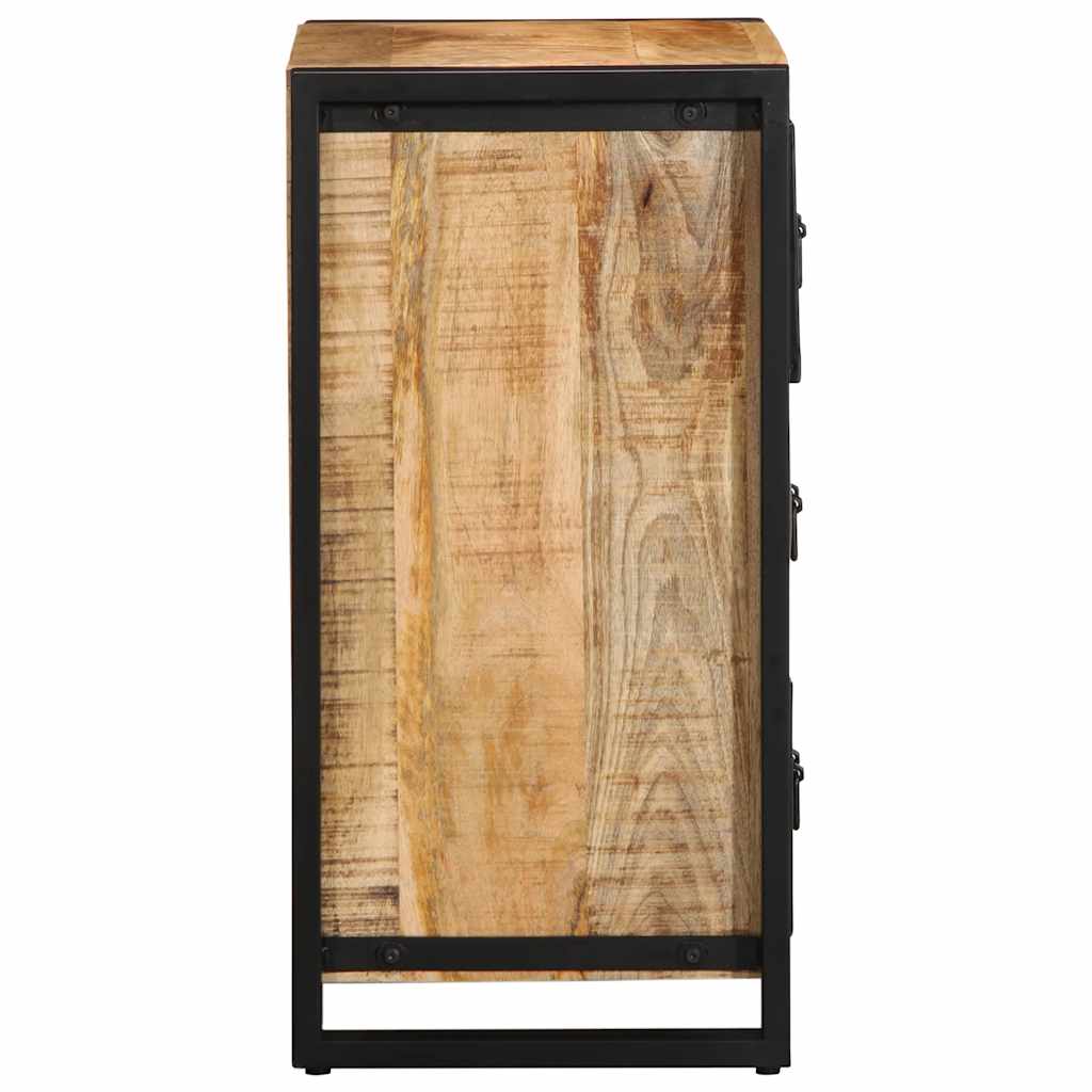 Armoire à tiroir 50x35x70 cm bois de manguier massif brut Buffets & bahuts vidaXL