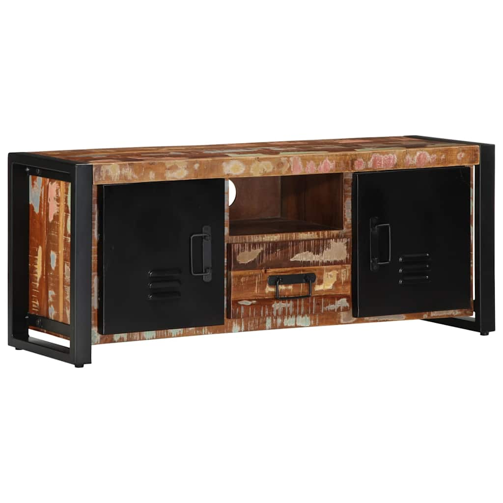 Meuble TV 100x30x40 cm Bois de récupération solide Meubles TV vidaXL