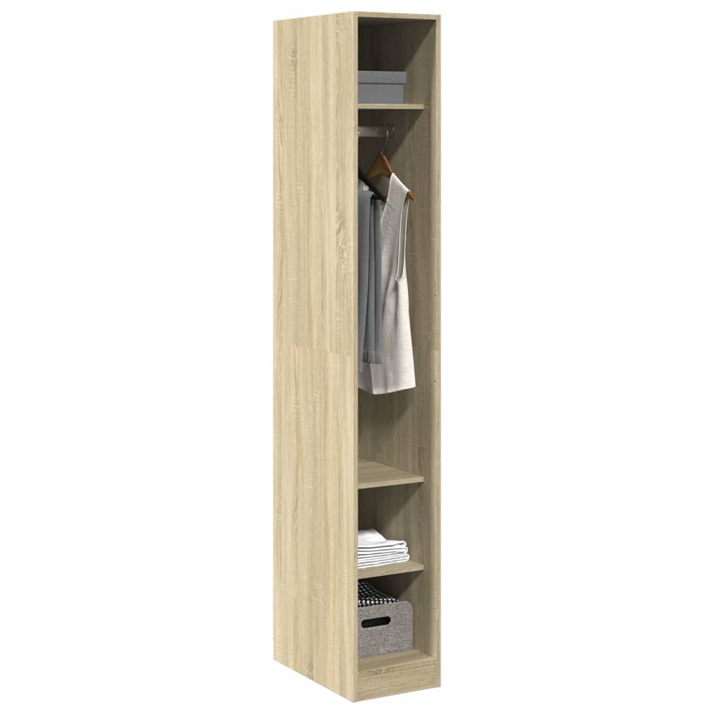 Garde-robe chêne sonoma 30x50x200 cm bois d'ingénierie Armoires vidaXL   