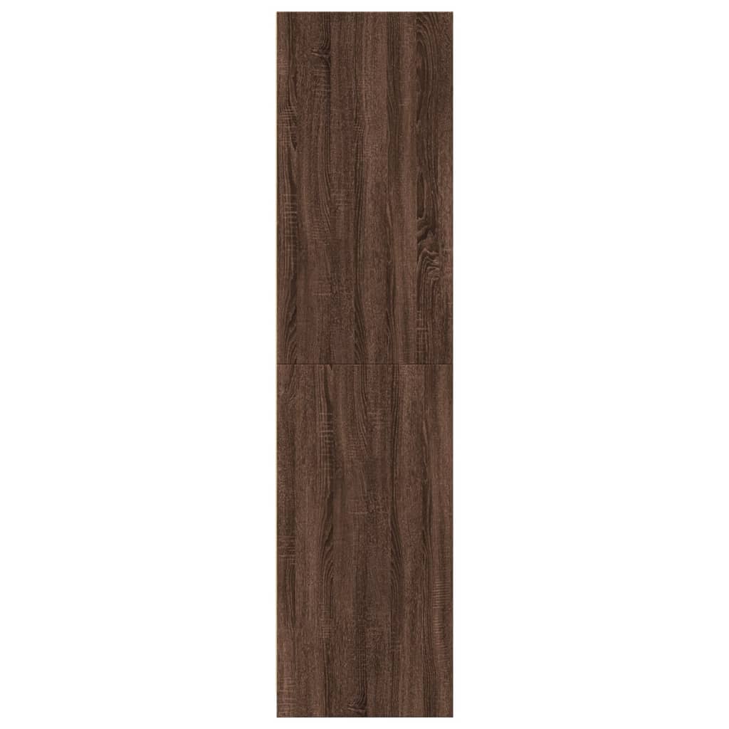 Garde-robe chêne marron 30x50x200 cm bois d'ingénierie Armoires vidaXL   