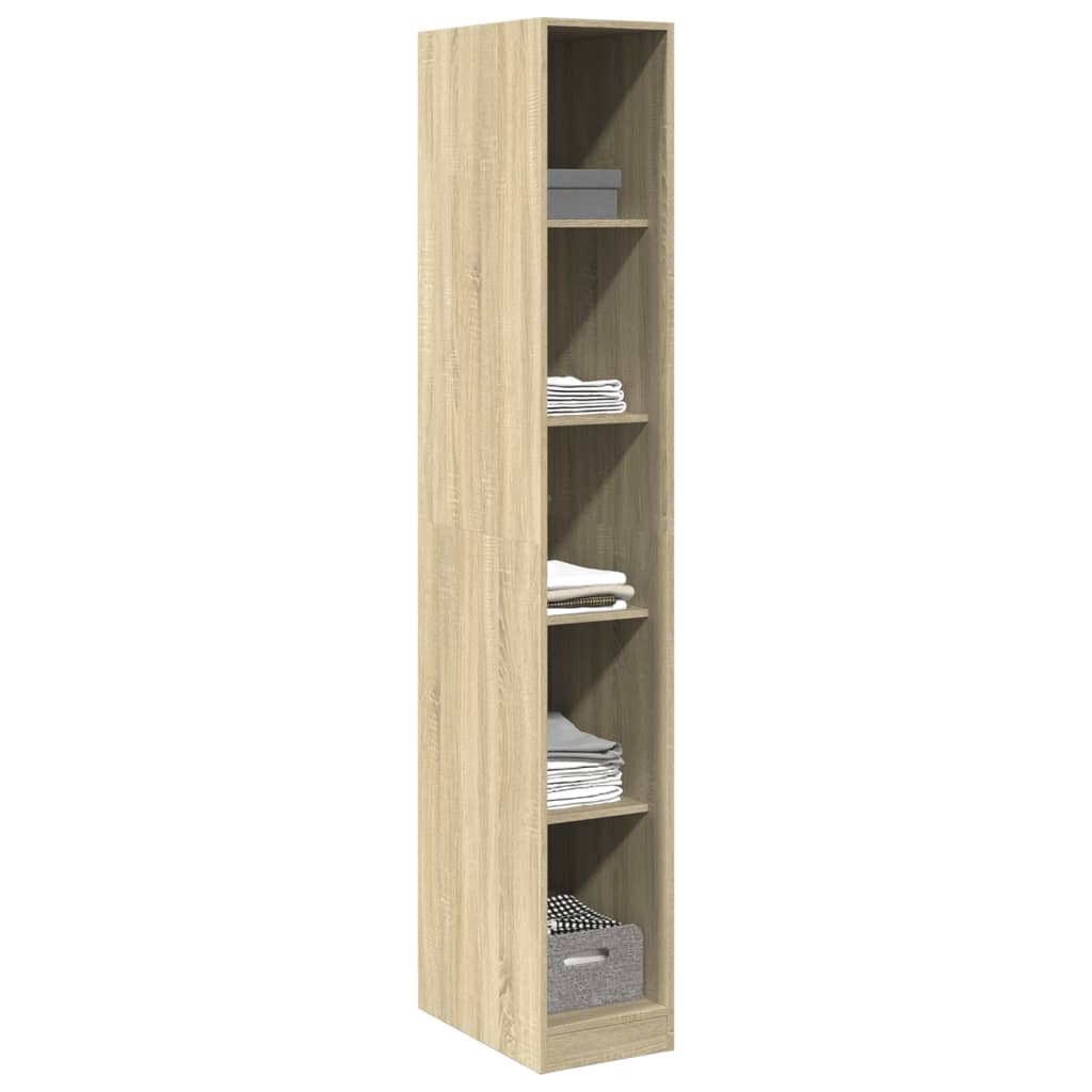 Garde-robe chêne sonoma 30x50x200 cm bois d'ingénierie Armoires vidaXL   