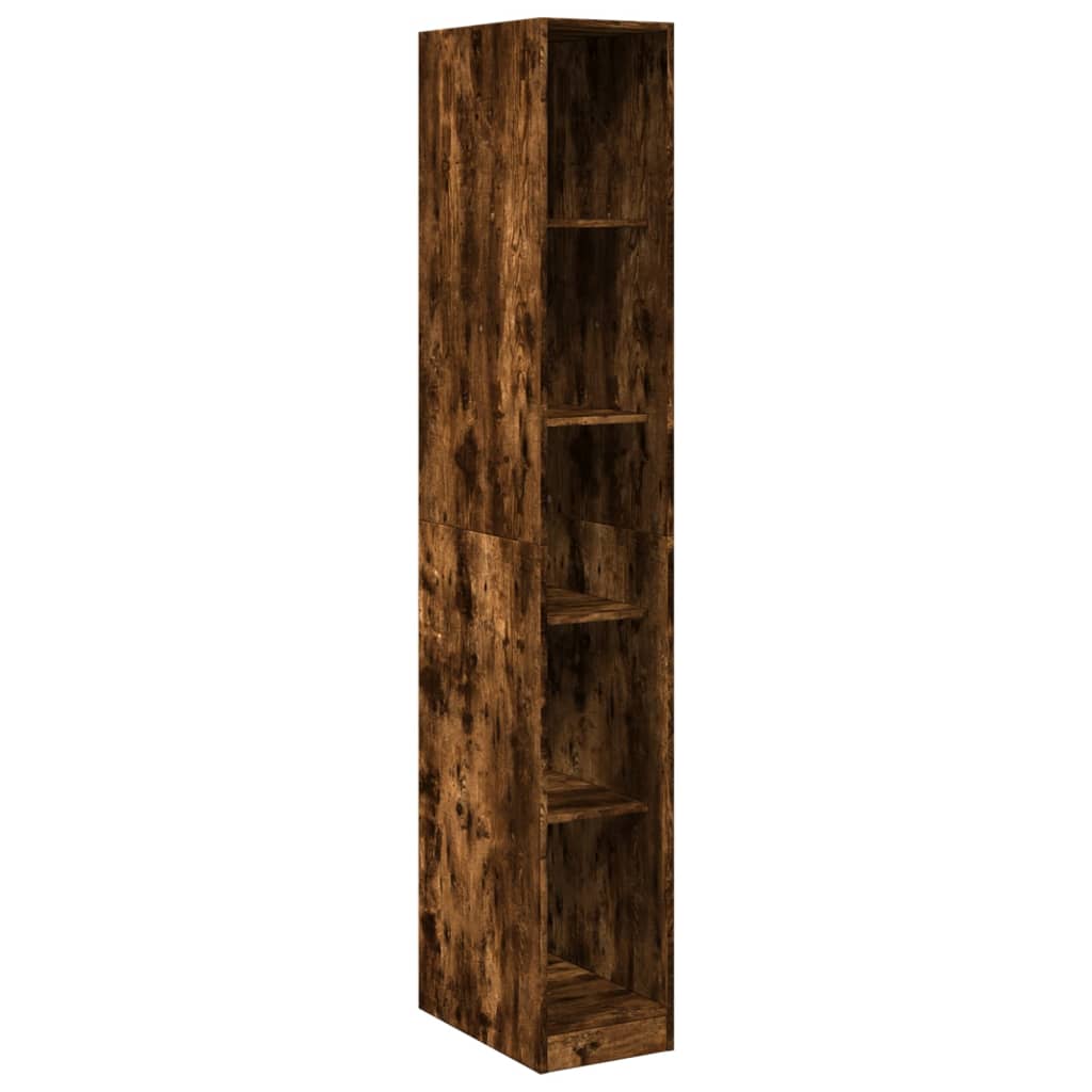 Garde-robe chêne fumé 30x50x200 cm bois d'ingénierie Armoires vidaXL   