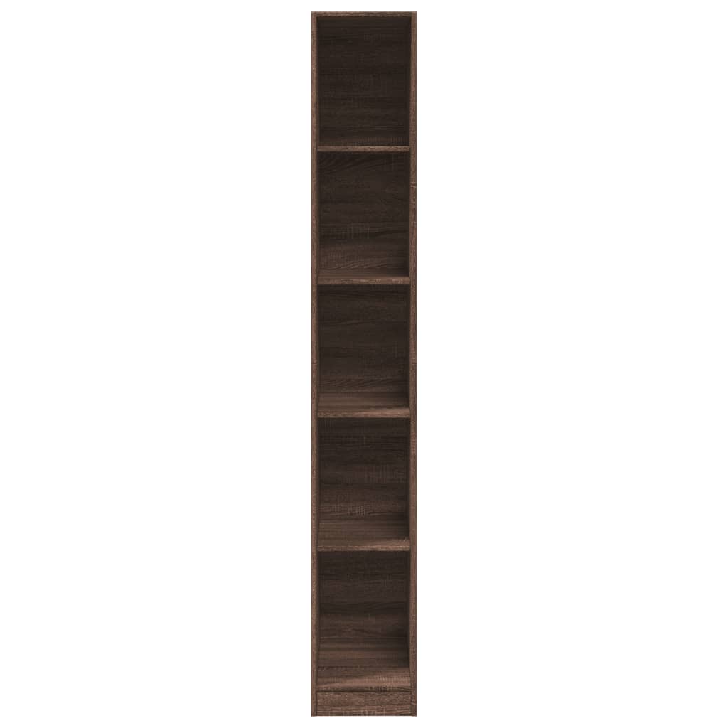 Garde-robe chêne marron 30x50x200 cm bois d'ingénierie Armoires vidaXL   