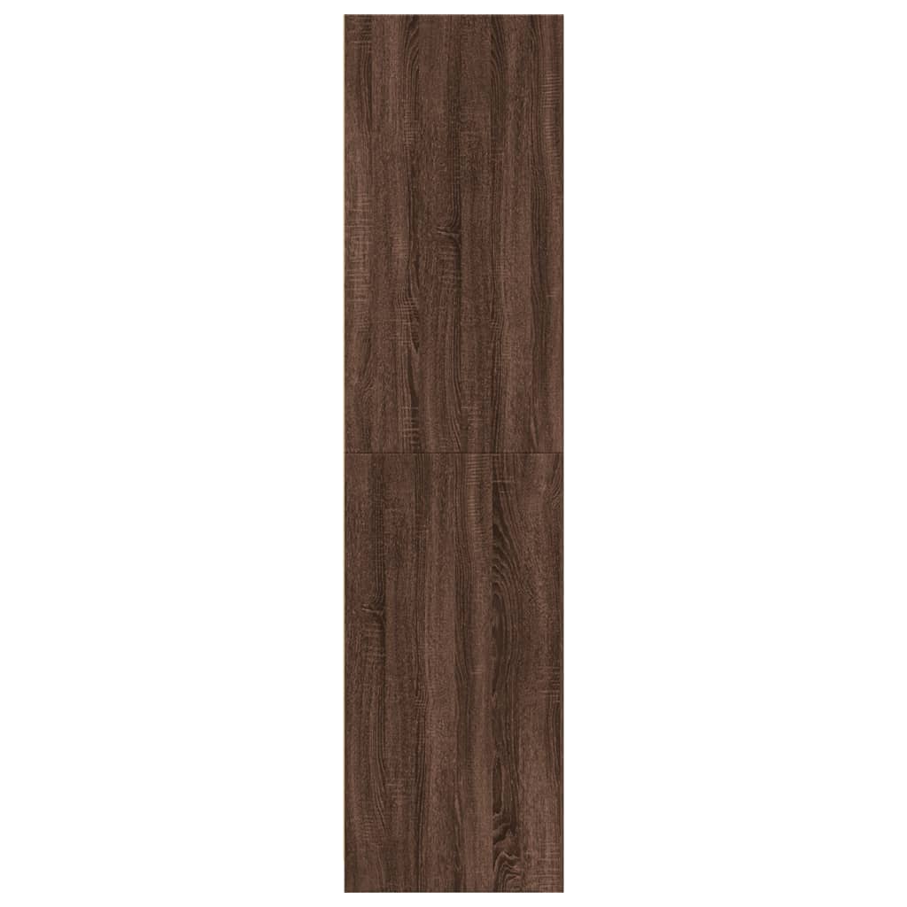 Garde-robe chêne marron 30x50x200 cm bois d'ingénierie Armoires vidaXL   