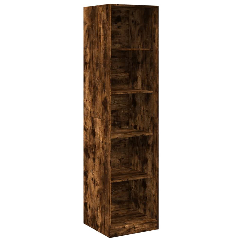 Garde-robe chêne fumé 50x50x200 cm bois d'ingénierie Armoires vidaXL   