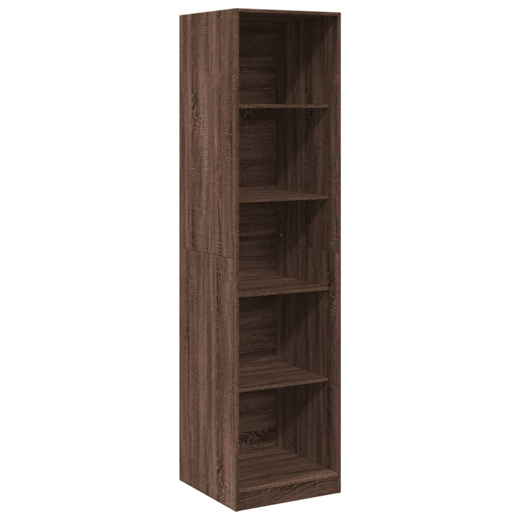 Garde-robe chêne marron 50x50x200 cm bois d'ingénierie Armoires vidaXL   