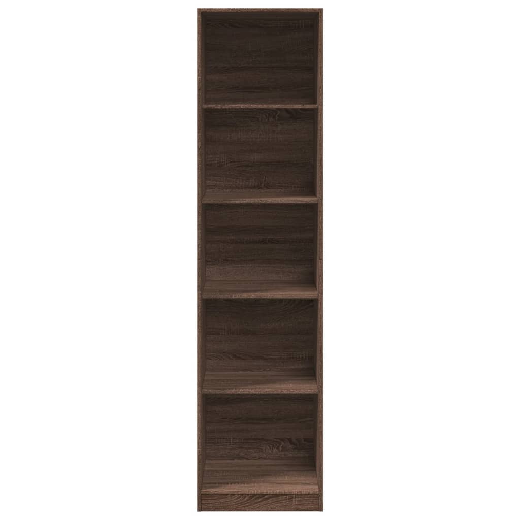 Garde-robe chêne marron 50x50x200 cm bois d'ingénierie Armoires vidaXL   