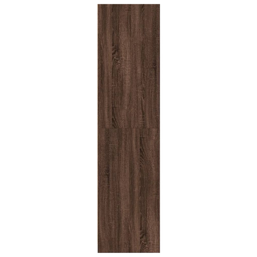 Garde-robe chêne marron 50x50x200 cm bois d'ingénierie Armoires vidaXL   